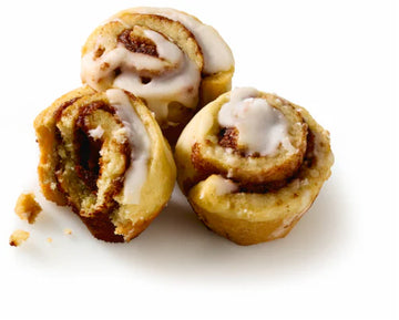 4 mini cinnamon buns